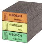 Bosch 2608901175 EXPERT S471 Sanding Block 3pieces Lasts 5x Longer 97x69x26mm