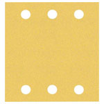 Bosch 2608901657 Orbit Sandpaper 120Grit 107x115mm with Hook and Loop 50 Pack