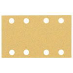 Bosch 2608901662 EXPERTC470 Sandpaper 80Grit 133x80mm with Hook and Loop 50Pack