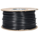 UniStrand 0.5mm 3A 2 Core 2192Y Black Flat Mains PVC Flexible Cable