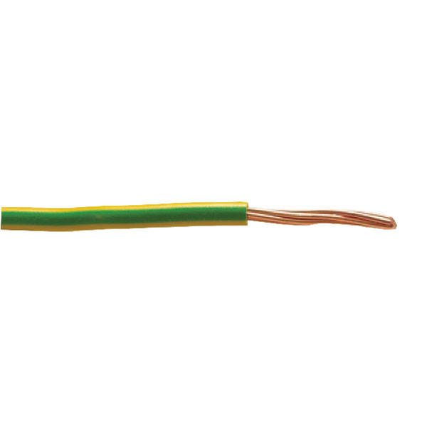 Green Yellow Earth Cable 10mm  6491X Electrical Wire