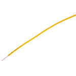 UniStrand H05Z-K 0.75mm² Yellow Equipment Wire 100M reel