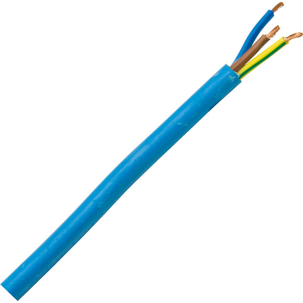 Abgeschirmtes Kabel 2 Adrig Arctic Grade Flexkabel Blau, 2,5 Mm², 3-adrig – Hakenkabel In Schnittlängen Arctic Cable H07RN-F