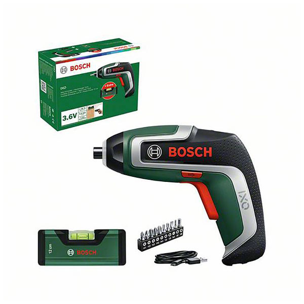 Bosch 06039E0008 IXO 7 Cordless Screwdriver 2.0Ah 360° LED Multi-F...