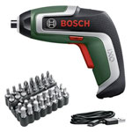 Bosch 06039E000B IXO 7 Cordless Screwdriver 3.6V 32 Bit Set 360° LED