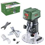 Bosch DIY AdvancedTrimRouter 18V-8 Compact Brushless Router Accessories Included