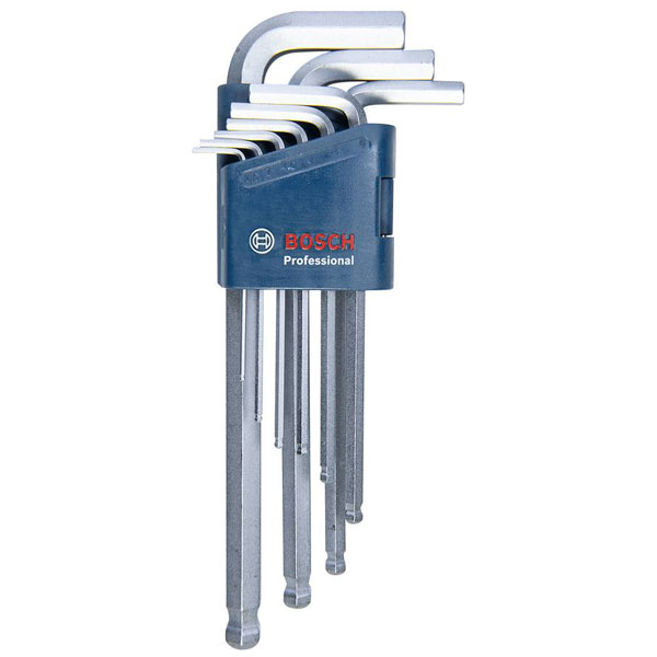 Bosch 1.600.A01.TH5 Professional Allen Key Set 9 pieces Hex Design