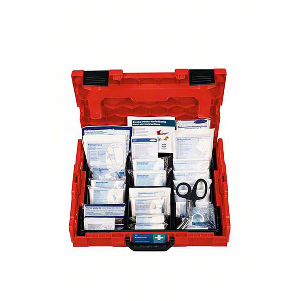 Bosch 1600A02X2R L-BOXX 102 First Aid Kit Comprehensive Emergency ...