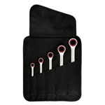 Bosch 1600A02Z3D Professional Ratchet Wrench Set 5 pieces Chrome Vanadium Steel