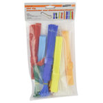 Brüder Mannesmann M13060 Cable Tie 100/180/200mm 5 Colours 350 Parts