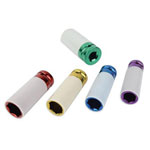 Brüder Mannesmann M19485 Bit Set 1/2 5-Piece Scratch-Free Aluminium Use