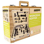 Brüder Mannesmann M29002 Bit Set Bamboo Case Eco-Friendly 108 Parts