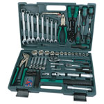 Brüder Mannesmann M29099 Tool Box 99-Piece Set with Essential Tools