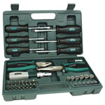 Brüder Mannesmann M29110 45-Piece Toolbox with Tools Durable Set
