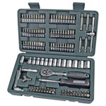 Brüder Mannesmann M29166 Bit Set 1/4 Metric 130-Piece Durable Set
