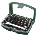 Brüder Mannesmann M29700 Bit Set 24-Piece Durable Precision Tool Set