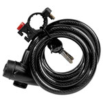 Brüder Mannesmann M41156 Steel Cable Lock Black Key Lock Secure & Durable