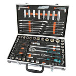 Brüder Mannesmann M98432 Green Line Bit Set 232-Piece in Aluminium Case