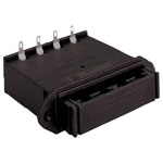 Bulgin BX0027 Battery Tray 4x AA Robust Polyamide 95.3x61.2x26mm