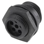 Bulgin PX0412/06P 400 Series Buccaneer 6 Pole Front Panel Mount Connector Plug