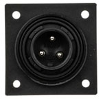 Bulgin PX0765/P Standard Buccaneer Series 3 Way Low Profile Flange Mount Plug