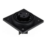 Bulgin PX0765/S Standard Buccaneer Series 3 Way Low Profile Flange Mount Socket