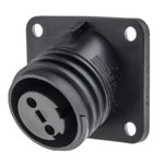 Bulgin PX0941/02/S Buccaneer 900 Series 2 Way Flange Mount Socket Connector