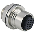 Bulgin PXM6012/16S/CR Buccaneer DIN Connector 16-Pin Built-In Socket