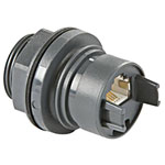 Bulgin PXP6033TP/E Buccaneer 6000 Device Socket RJ45 Black 1pc