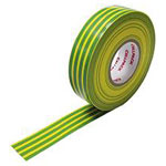 CellPack 416780 Electrical Tape Green-Yellow PVC 20m x 19mm 1pc