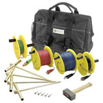 Chauvin Arnoux P01102040 Ground spike set easy colour-coded links