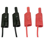 Chauvin Arnoux P01295290Z Test lead kit Ø4 mm 2 m red/black set