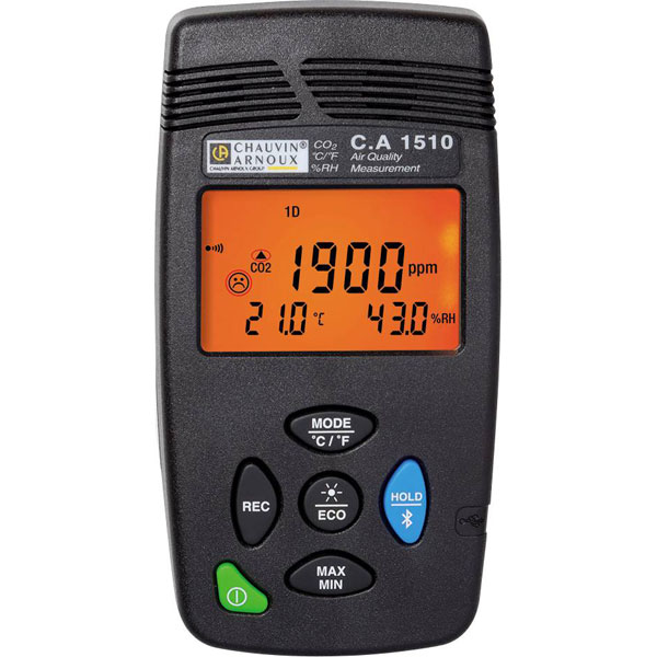 Chauvin Arnoux P01651010 C.A 1510 CO2 Detector 0-5000 ppm Datalogger