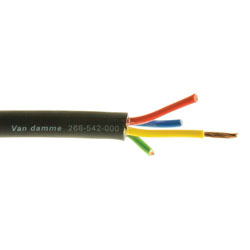 Van Damme 268-542-000 Black Series Tour Grade 2 x 6mm Twin-Axial Cable 50m