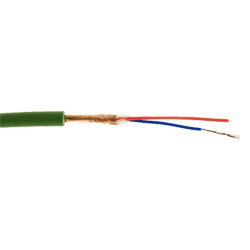 Van Damme 268-431-050 Super Green Series 1 Pair AES/EBU Cable 100m