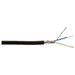 Van Damme 268-001-000 Pro Grade Classic XKE 1 Pair Jet Black Cable 300m