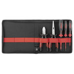 Cimco 104042 Tool Kit VDE 5-Piece Slim Electrician Set VDE-GS Tested