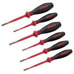 Cimco 117852 VDE Screwdriver Set 6-Piece Electrician's Slim Assortment
