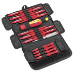 Cimco 117862 Screwdriver Set 18-Piece Insulated 1000V AC in Nylon Bag