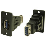 Cliff CP30605NX1 Adapter FM SLIM FT USB3 A-A 3.2 Built-In Hole 1pc