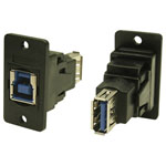 Cliff CP30606NX1 FM Slim HDMI F-F Adapter 3.2mm Hole 1 piece