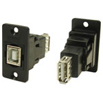 Cliff CP30607N Adapter Socket USB Type B to USB Type A 1pc