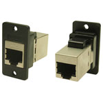Cliff CP30622X1 CAT6 Adapter Black 1pc Built-In FM Slim FT 3.2 Hole