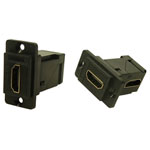 Cliff CP30753 DUALSLIM HDMI Adapter Right Angle Built-in Black 1pc