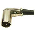 Cliff FC60963N XLR Connector 3 Pins Gold Contacts Black Housing 1pc