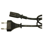 Cliff FCR72043 Mains Cable Black 2m 1 Piece