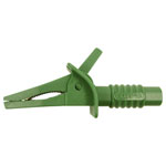 Cliff FCR7942 Safety Terminal 4 mm CAT II 1000V Green Alligator Clip