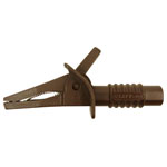 Cliff FCR7944 Safety Terminal 4mm Connector CAT II 1000V CAT III 600V Brown