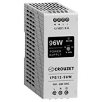 Crouzet 89452121 PSU 12V 8A 96W Smaller Size DIN Rail Mount Industrial Use
