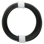 Donau 105-1 Jumper Wire 1x0.20mm² Black 10m Plastic Insulated Rigid